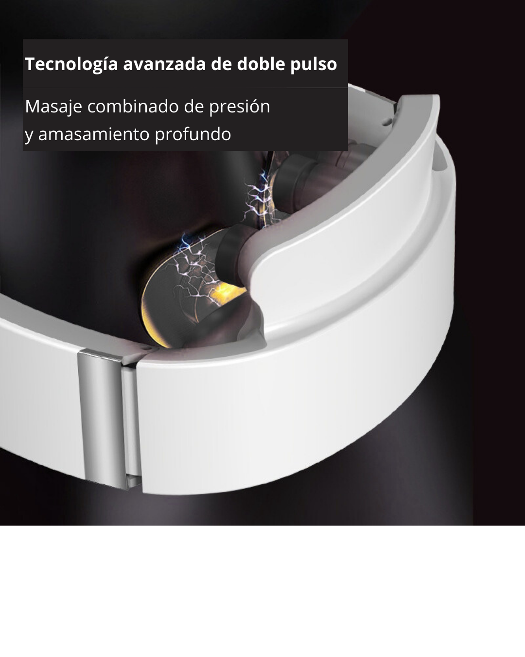 Masajeador Cervical EMS con Calor- Alivia el Dolor y Tensión del Cuello en Minutos